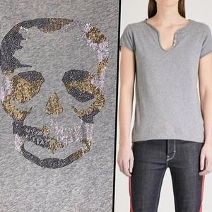 Zadig & Voltaire Tunisian MC skull camo